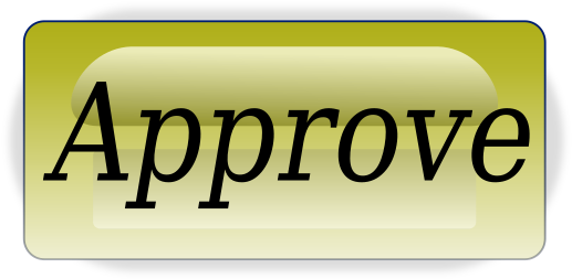 Approve Button Clip Art At Clker - Reset Button (600x284)