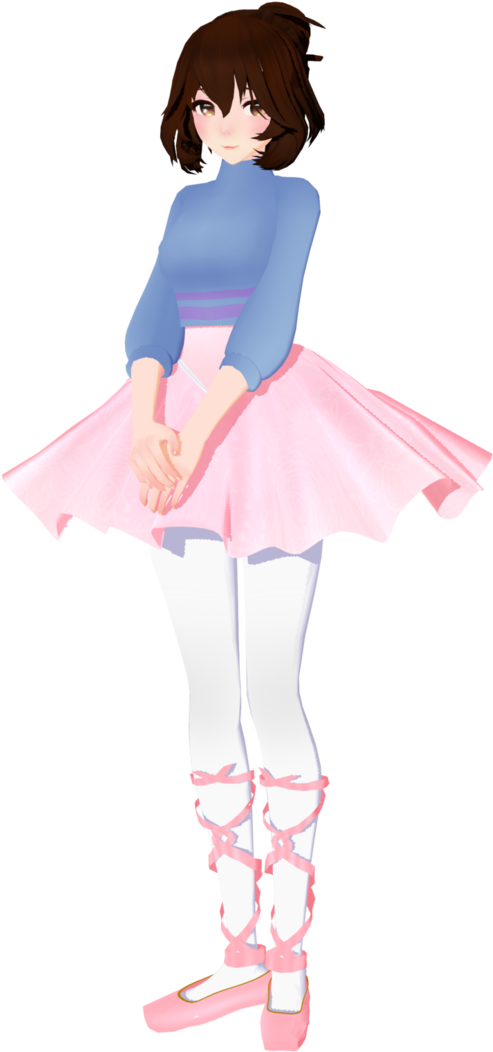 Dancetale Frisk~~ By Ainelily - Frisk Anime Dancetale (708x1129)