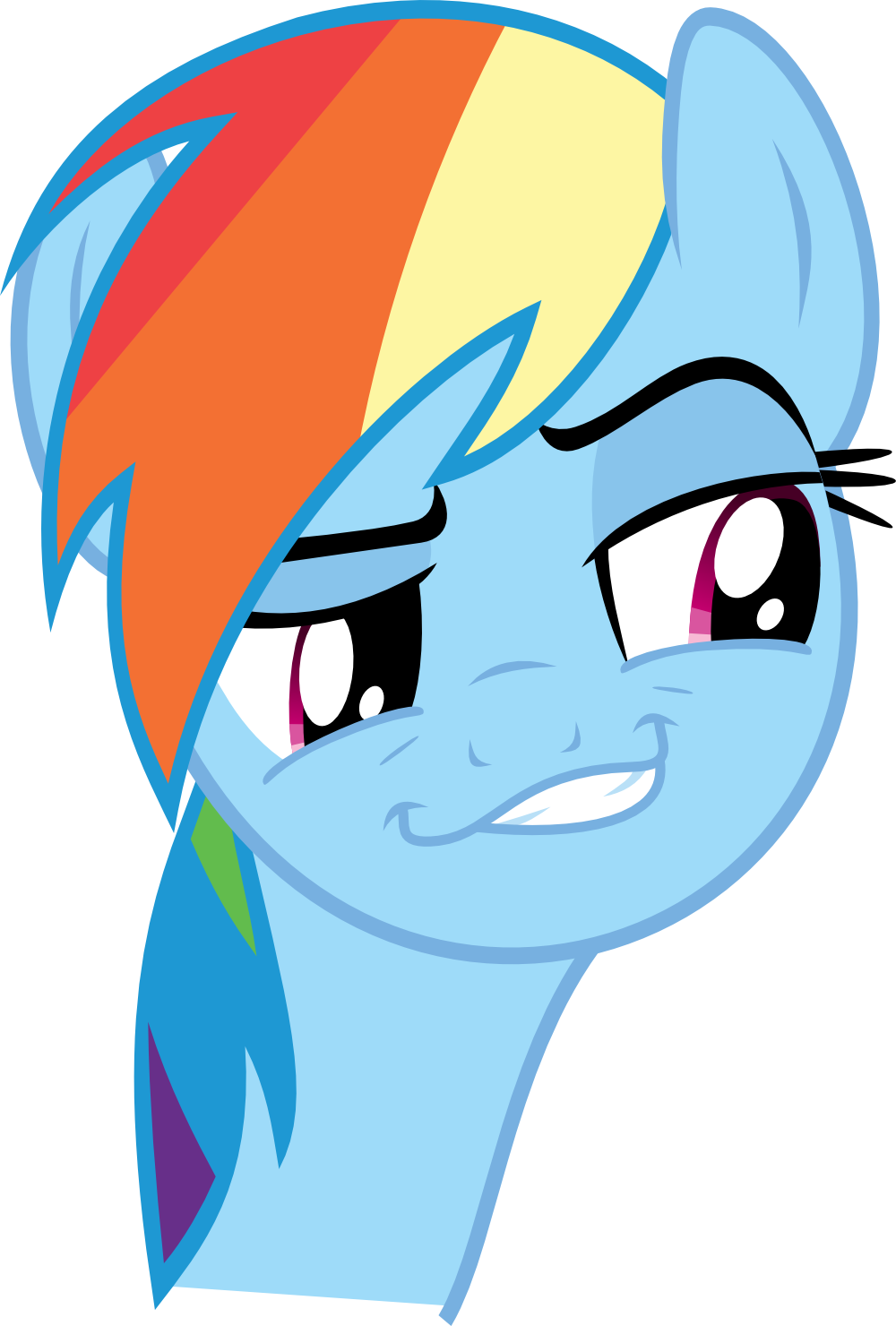 File 141413906888 - Rainbow Dash Face Daring Do (1000x1480)