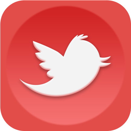 Twitter Old Icon Red Social Media Icons Softicons Com - Twitter For Mac Icon (512x512)