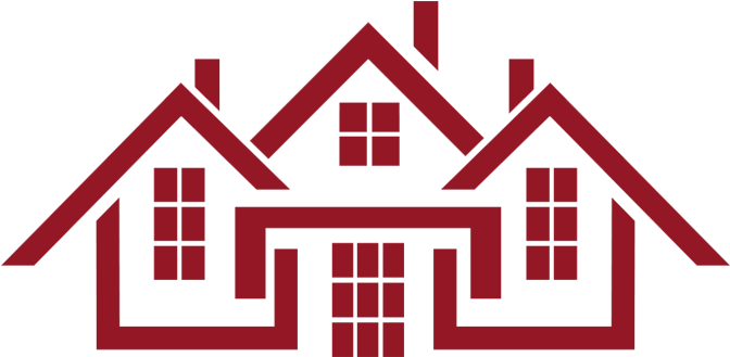 Red House Silhouette Clip Art At Clker - Home Outline Png (691x350)