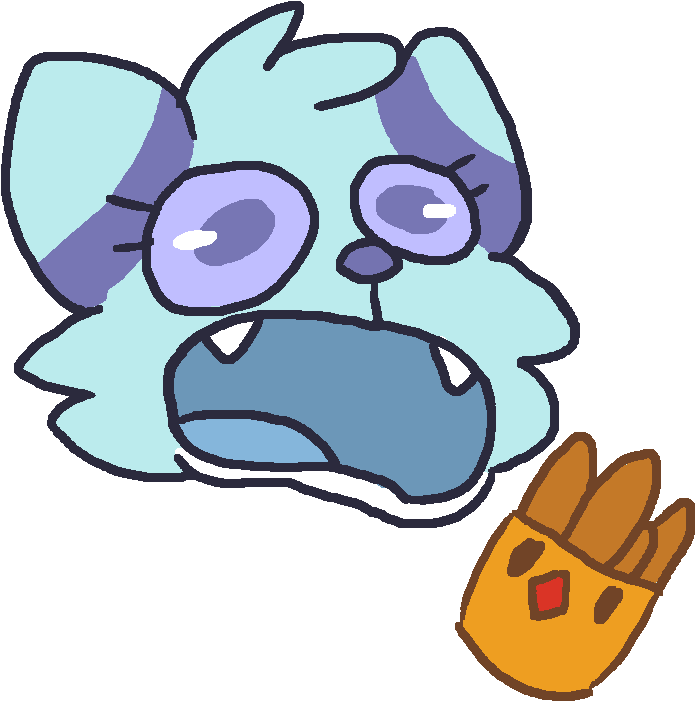 Chicken Finger Furry By Trashfeiine - Cartoon (800x800)