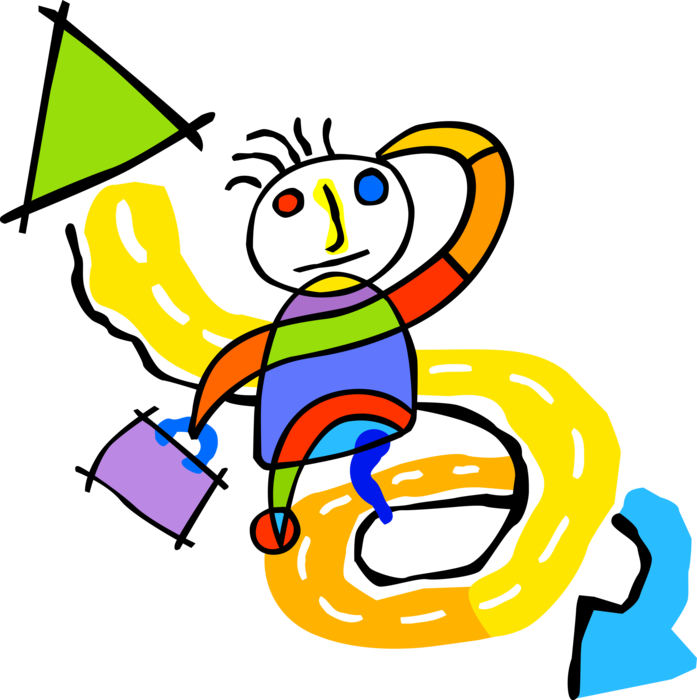 Vector Illustration Of Road To Success Has Many Twists - Eat Less Move More: A Simple Guide Weight Maintenance (697x700)