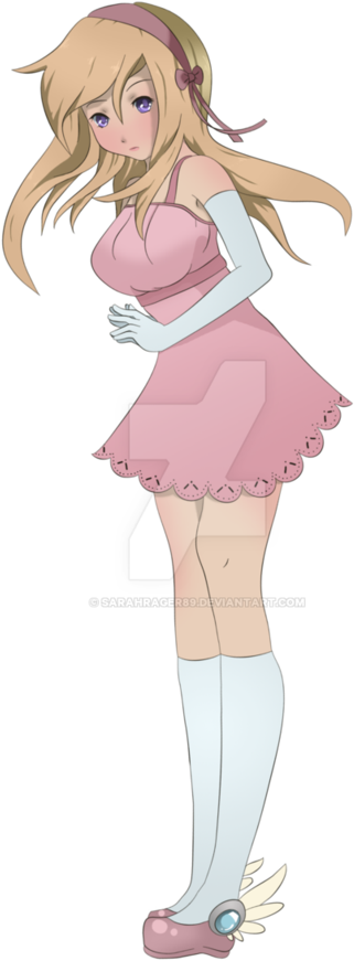 Summer Girl By Sarahrager89 - Cartoon (816x979)