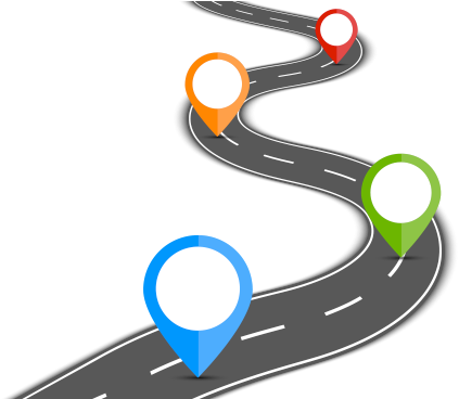 Road To Local Seo Success Infographic - Road Transparent Background (467x370)