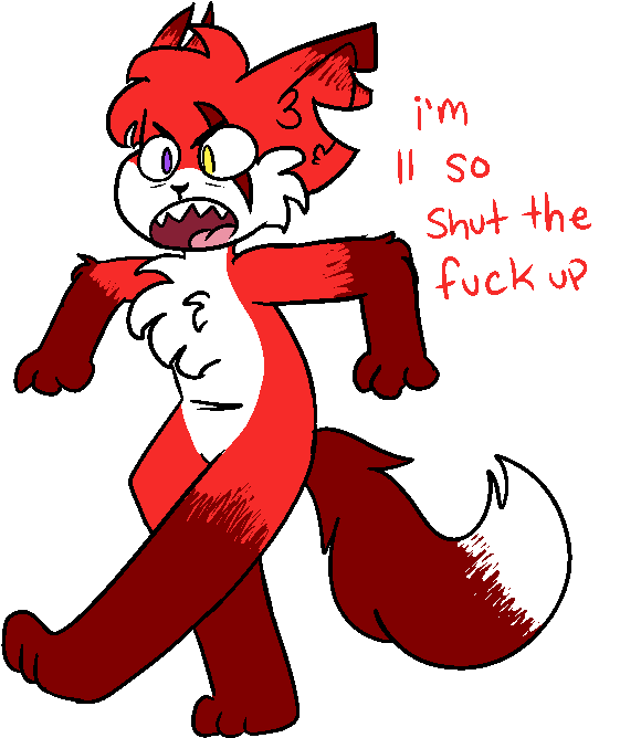 You Reposted In The Wrong Neighborhood By Higgsfurry - Cartoon (596x765)