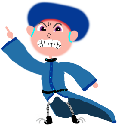 Piston Revenge Pointing His Finger Up Angrily By Kendallfan2012 - Chicken Little 2 2018 (394x426)