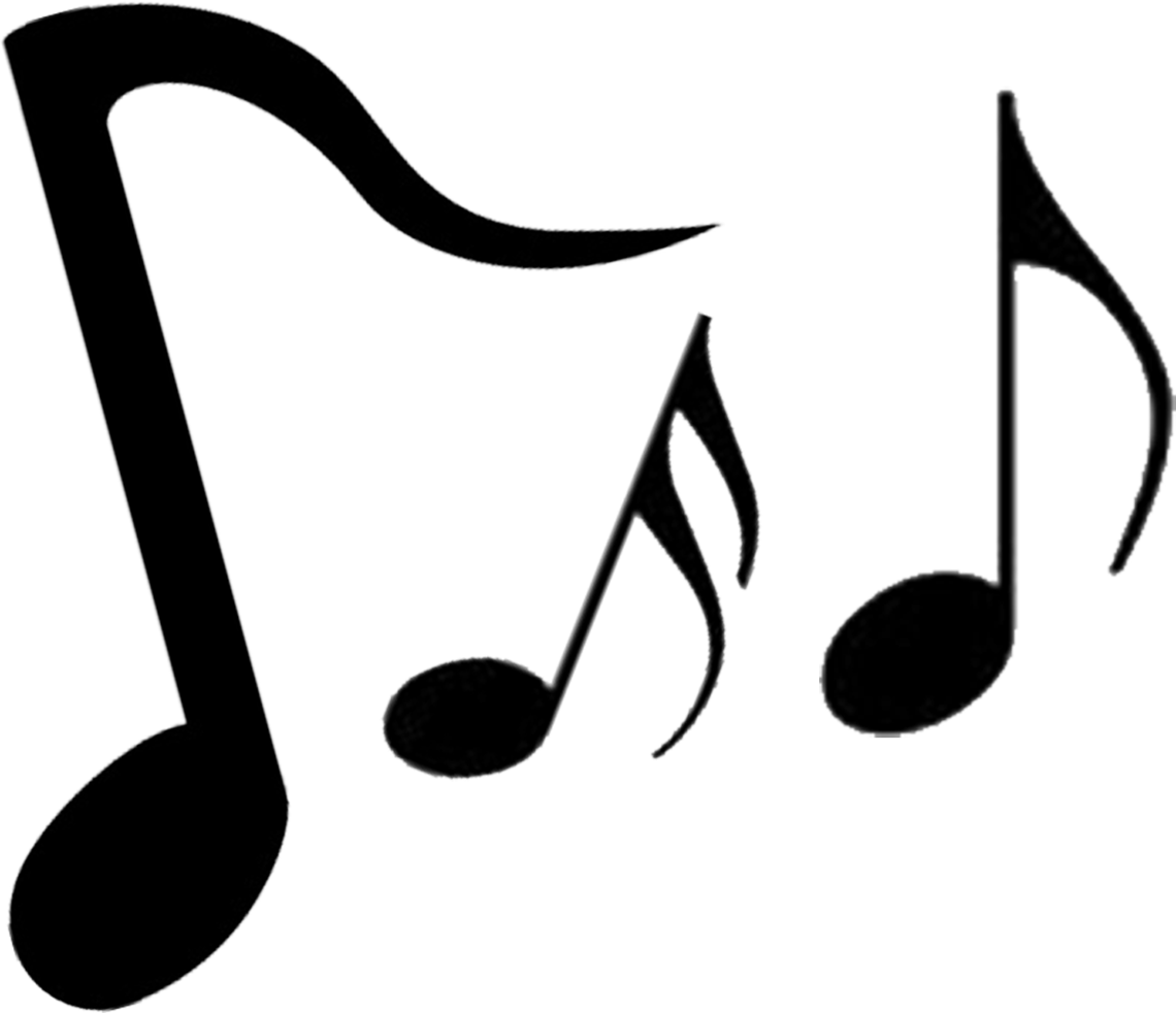 Photos Of Clip Art Music - Musical Notes Silhouette Png (1140x982)