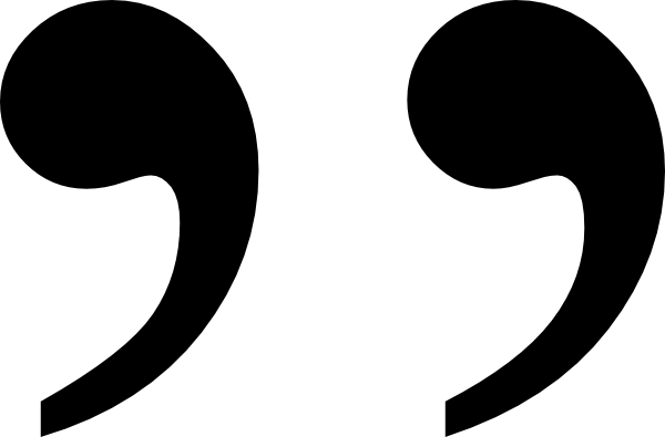 Quotation Clip Art At Clker - Citattecken Png (600x395)