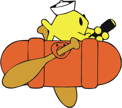 Christian Fish With Flashlight - Flashlight (400x354)