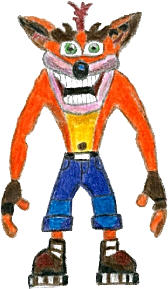Crash Team Kart Racing Crash Bandicoot - Crash Bandicoot (575x985)