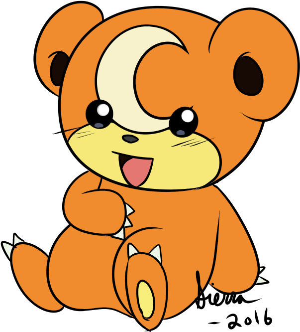 Pokemon Drawing Meme 17th, Bear Pokemon By Foxy Sierra - Teddy Bear Pokemon (675x712)