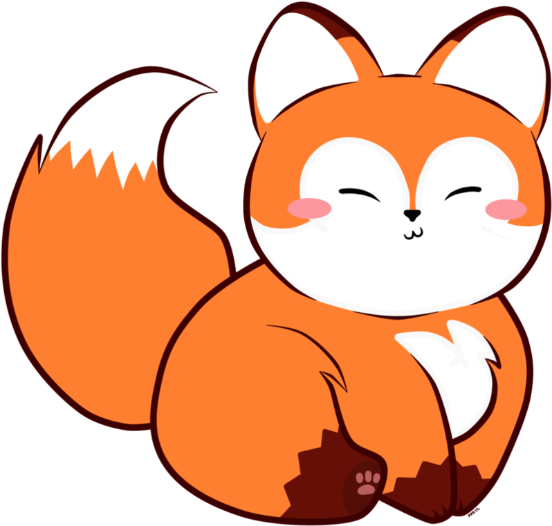 Fat Little Fox By Pinkplaidrobot On Deviantart Megan - Fat Fox (891x896)