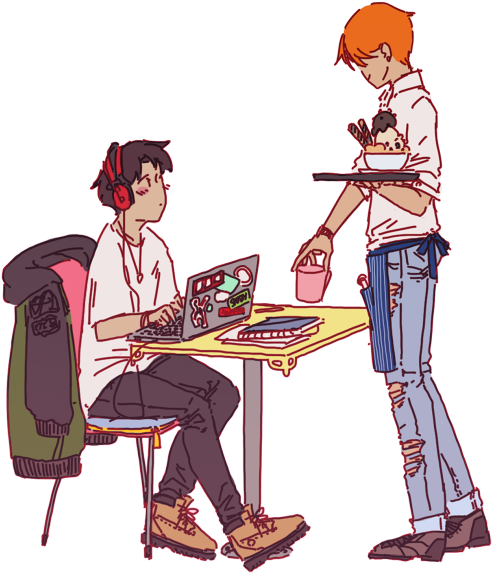 Torch Clipart - Jikook Fanart Au (540x649)