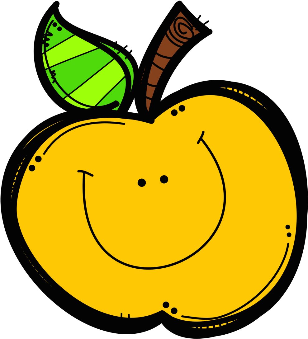 Classroom Rules Dafd - School Apple Clipart (1113x1216)