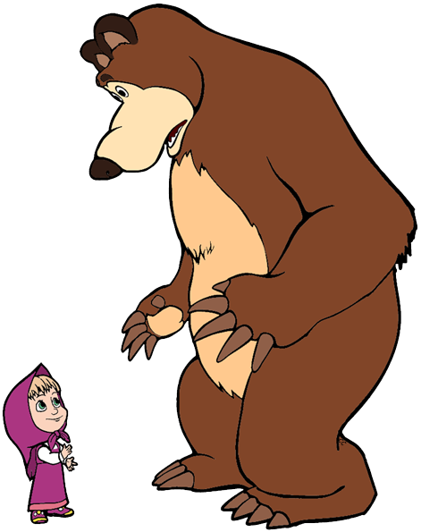 Animals Masha, Bear - Masha And The Bear (471x595)