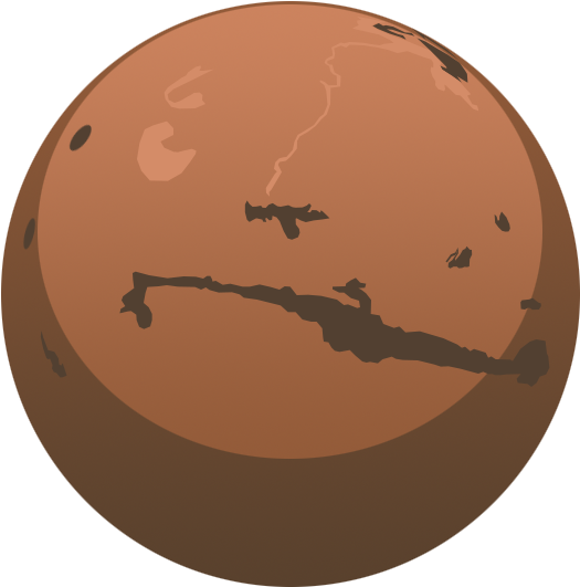 Image - Mars Drawing Png (553x572)