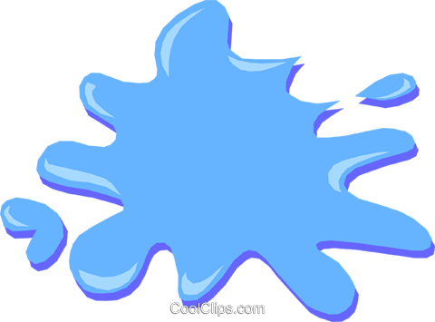 Luxury Water Balloon Clip Art Goutte D Eau Les Aides - Animated Puddle Of Water (480x355)