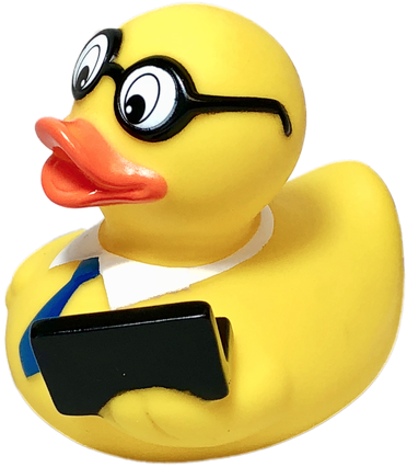 Computer Geek Rubber Duck - Rubber Duck (500x500)