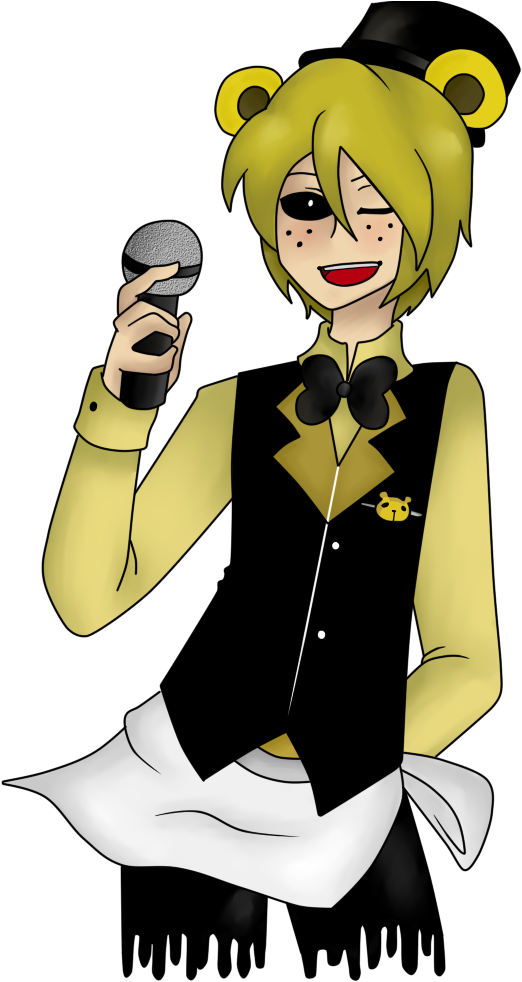 Golden Freddy X Mangle As A Human (720x1000)