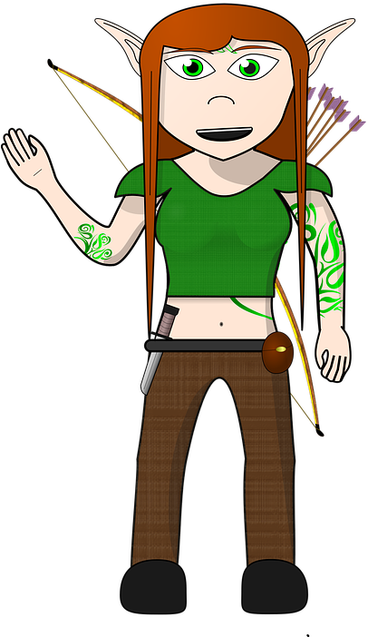 Elf Archer - Elf (438x720)