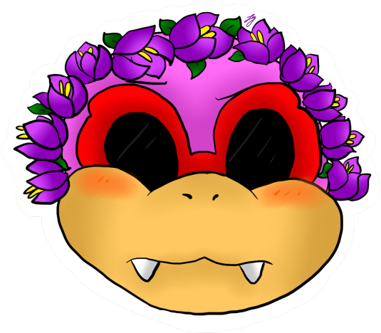 All Of The Drawings With Their Crown Of Flowers~ - Koopalings (540x475)