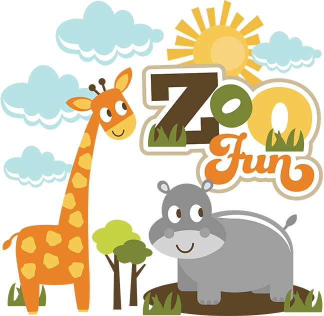Zoo Clipart Cute - Cute Zoo Png (648x632)