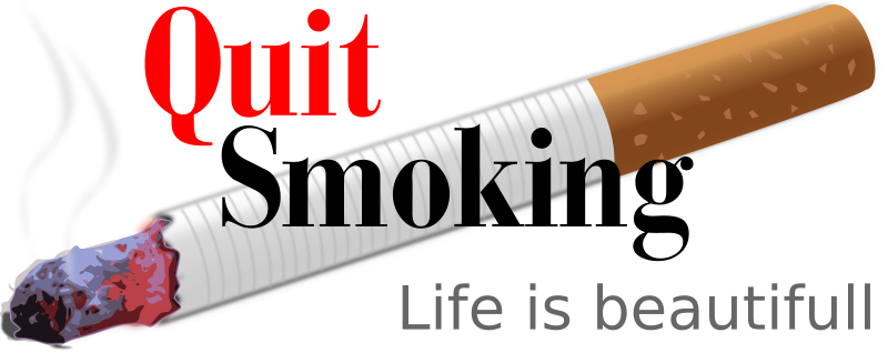 Smoking Free Quit Smoking - Quit Smoking Clip Art (800x318)