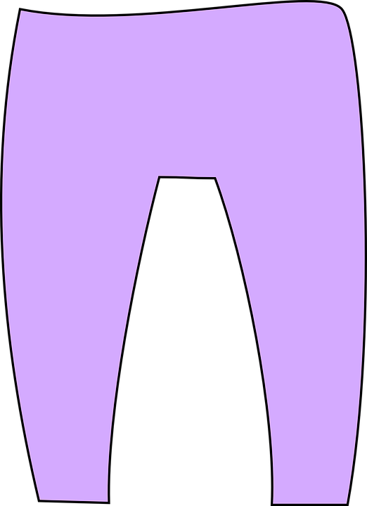 Free Vector Graphic - Purple Pants Clipart (522x720)