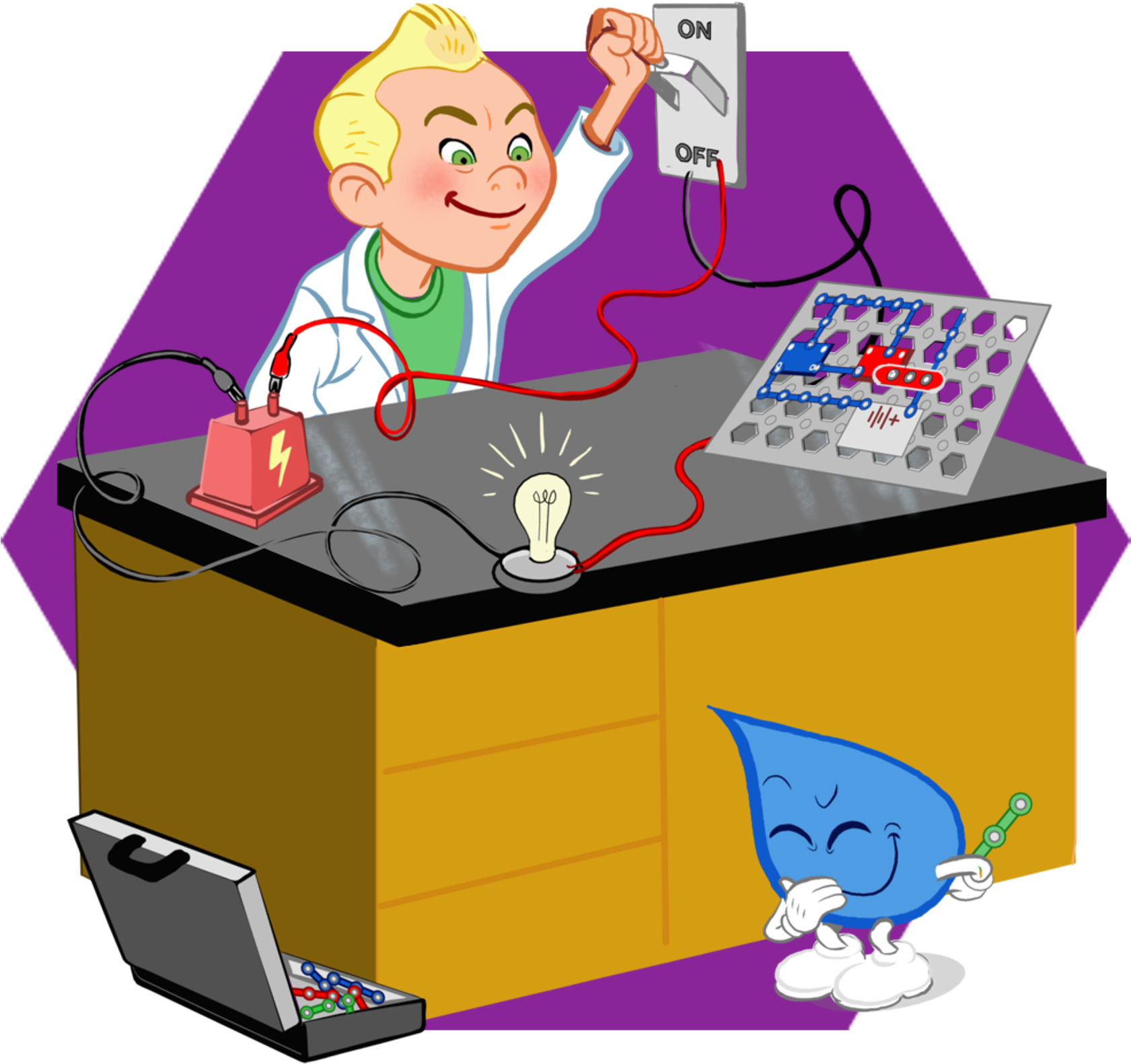 4 Circuits Projet - Electronic Circuit (1800x1800)