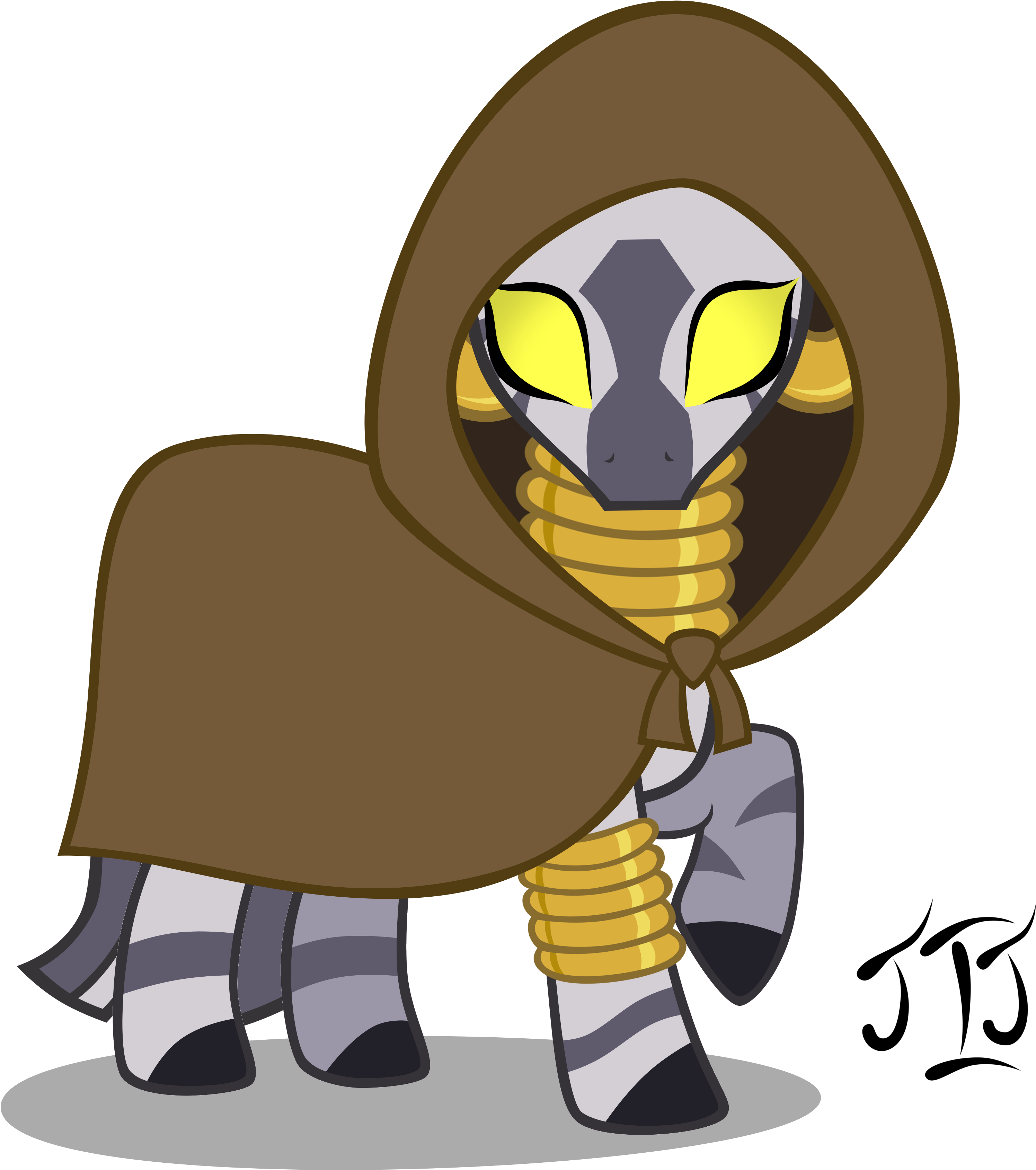 Zecora The Evil Enchantress By Mlp Scribbles On Deviantart - My Little Pony Zecora Evil (3080x3456)