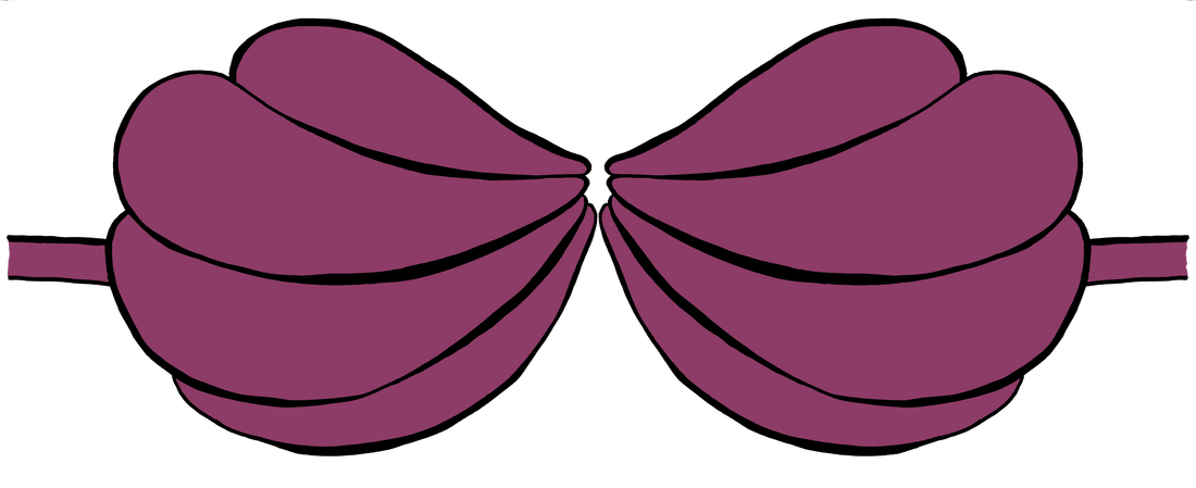 Picture - Seashell Bra Png (1100x449)