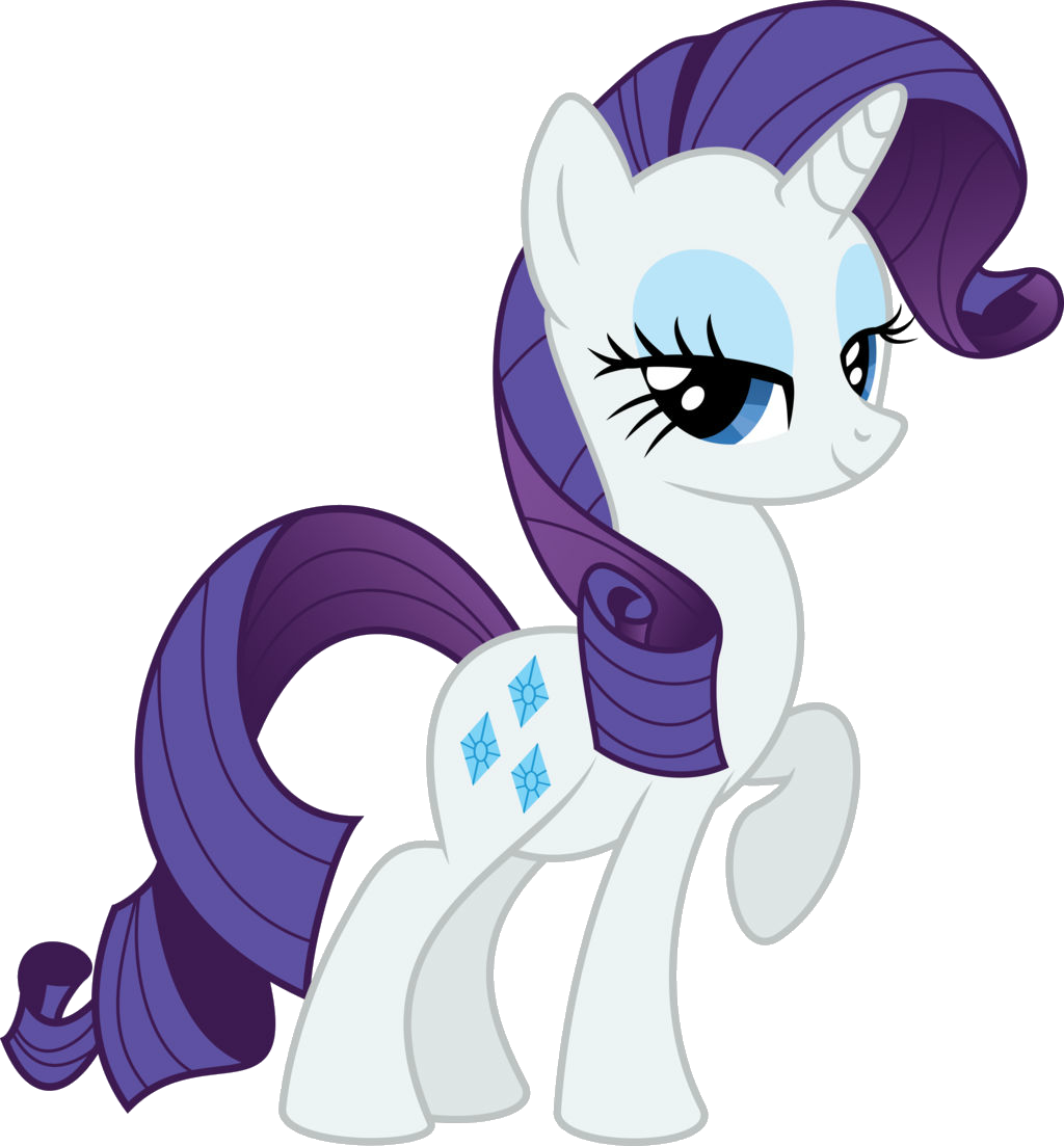 Rarity Vector - My Little Pony Rarity (1024x1103)