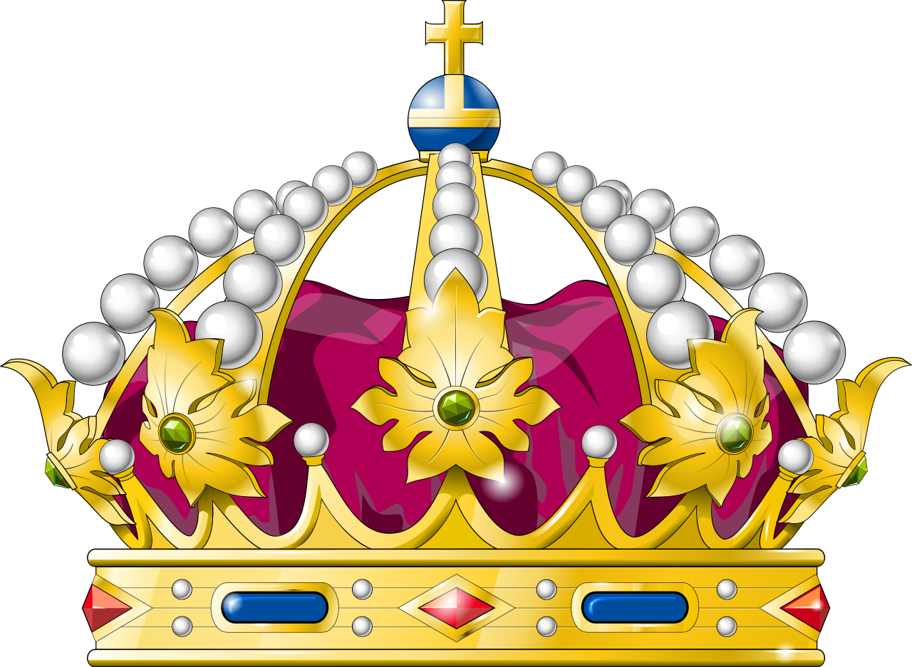 File - Royal Crown - Svg - Thug Life Crown Png (1280x937)