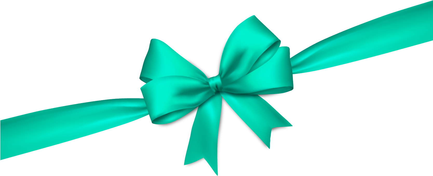 Ribbon Green Gift Wrapping - Envoltura De Regalo Png (2091x781)