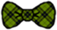 Lime Green Plaid Bow Tie - Green (420x420)