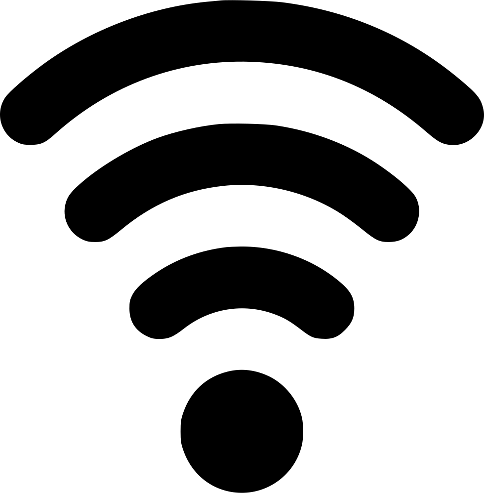 Connection Signal Wifi Waves Network Comments - Network Connection Icon Png (980x998)