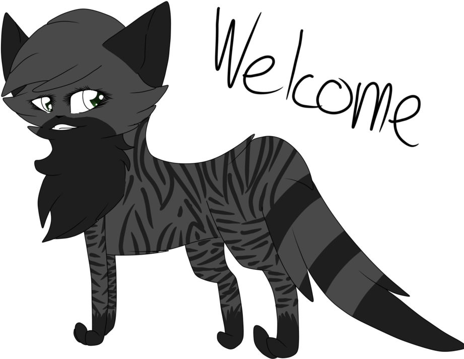 Welcome To My Page By Ghost Town Artz - Cat Yawns (1024x768)