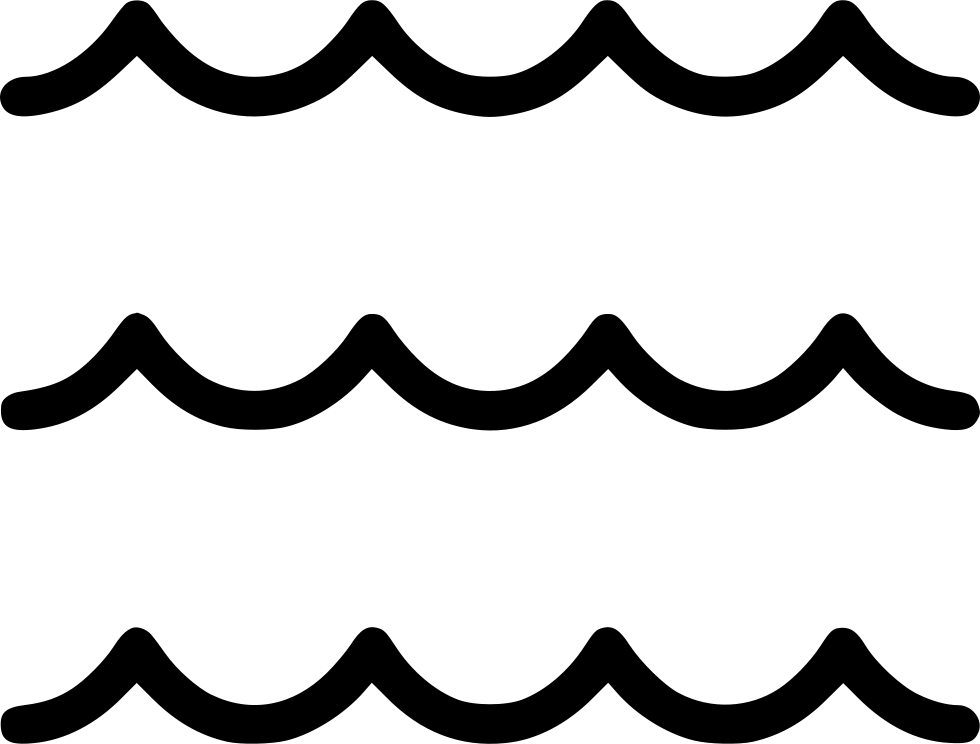 Sea Waves Comments - Wave Black And White - (980x744) Png Clipart Download....