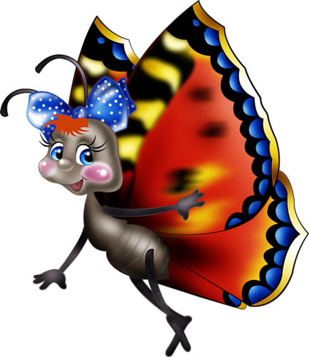 Png Kelebek Resimleri, Бабочка Png, Метелик Png - Funny Butterflies (433x500)