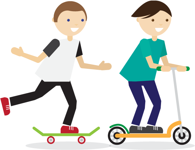 Skateboard Euclidean Vector Cartoon - Jugar Monopatin (800x800)
