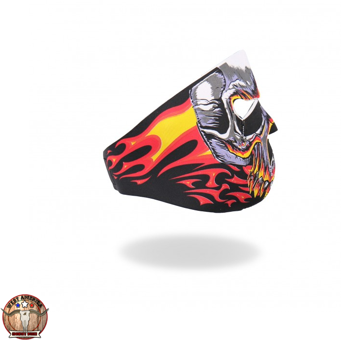 Red Evil Skull, Neoprene Mask - Field Sports Online Neoprene Full Face Mask (800x800)