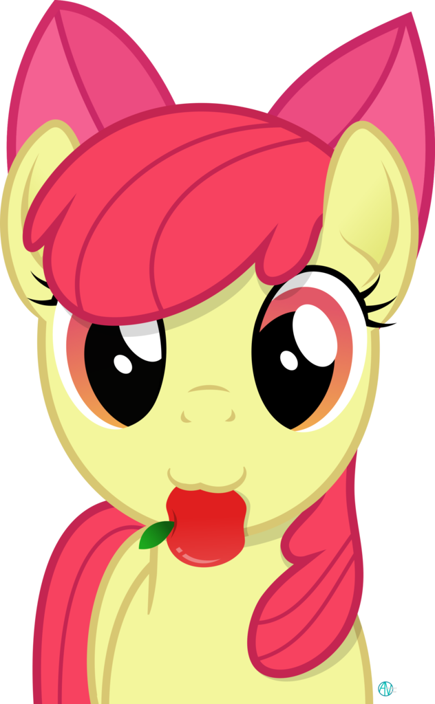 Adorabloom, Apple, Apple Bloom, Arif's Scrunchy Pone, - Cartoon (632x1024)