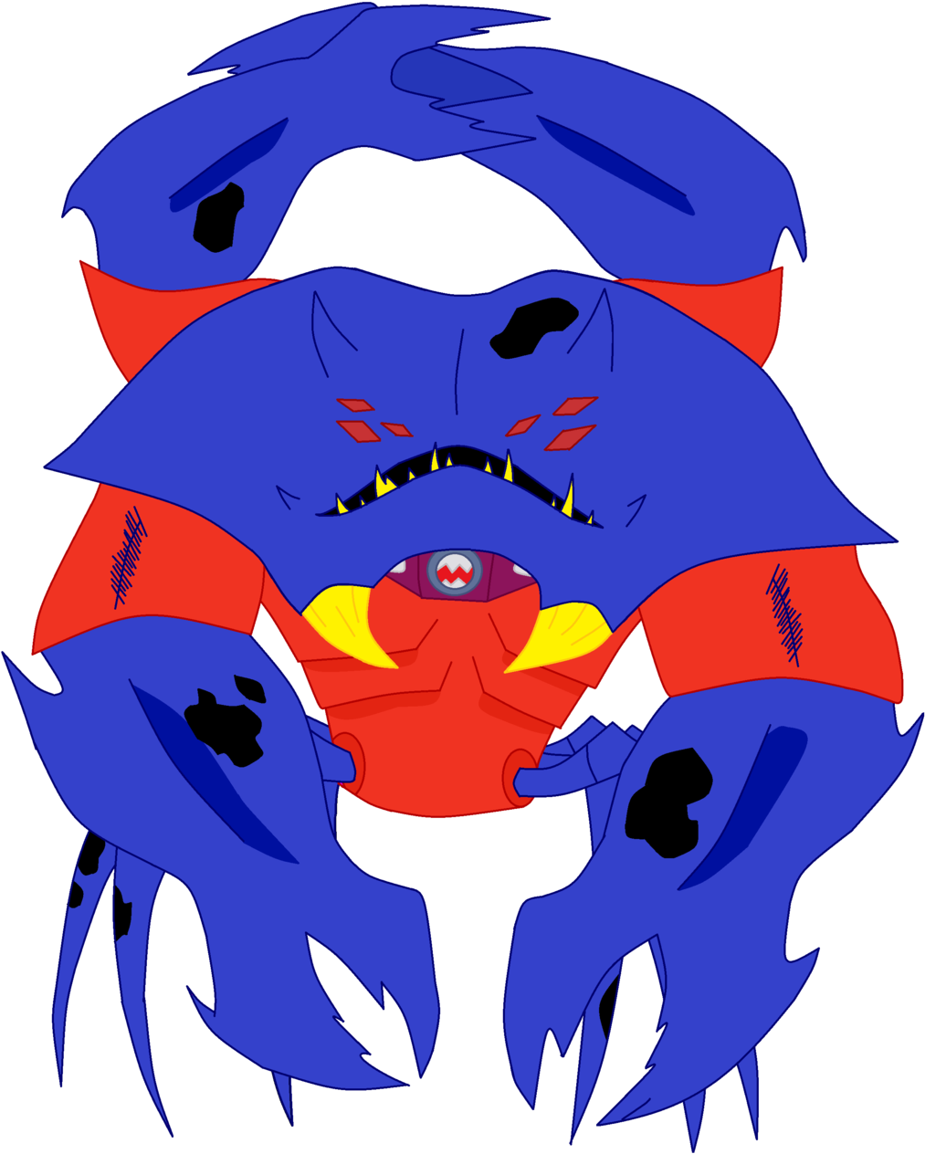 Gutcracker By Thewalrusclown On Deviantart - Ben 10 Cannonbolt Predator (1024x1285)