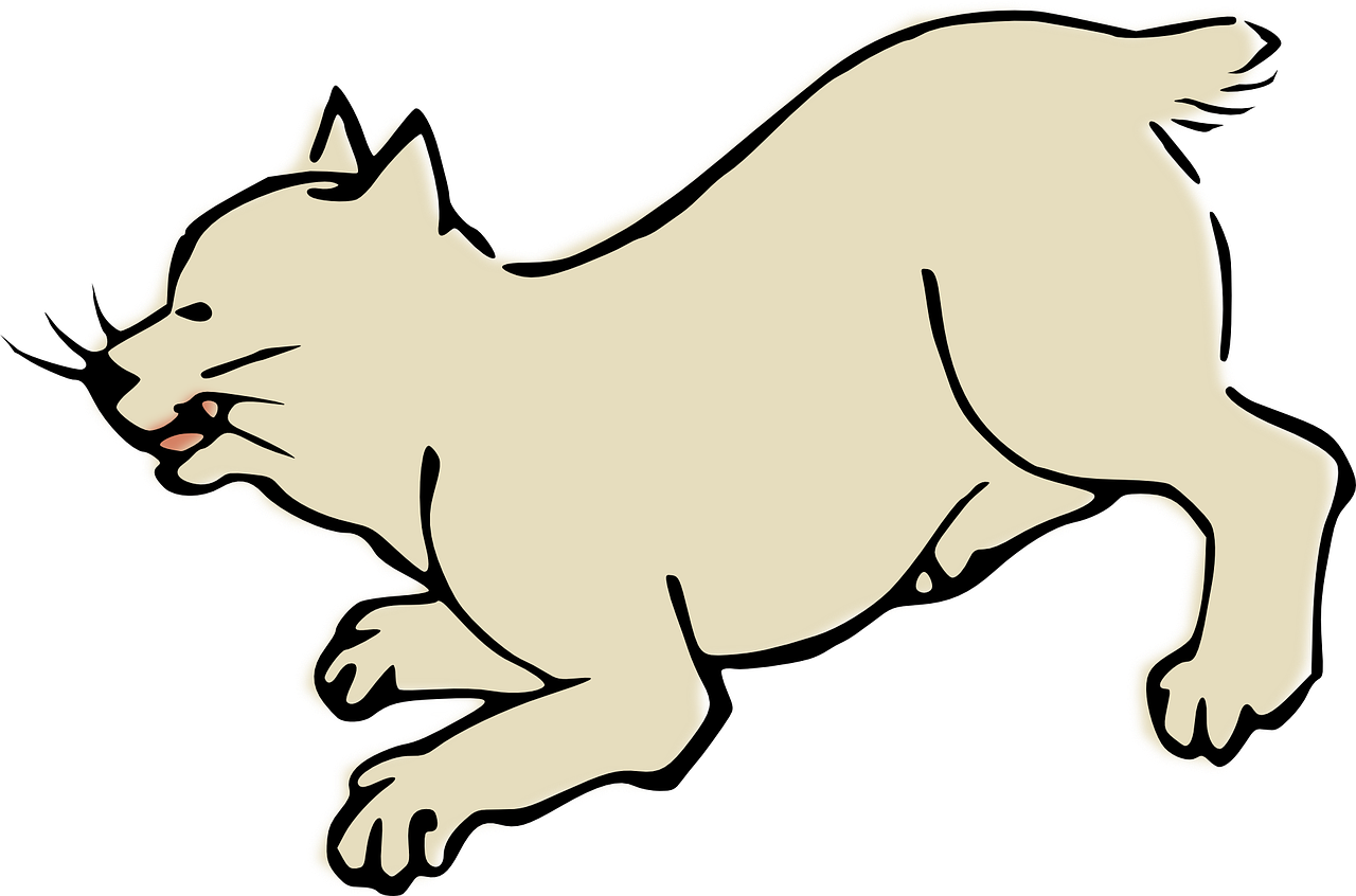 Cat Woodcut Clip Art - Cat Woodcut Clip Art (1280x846)