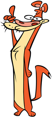 Portable Network Graphics Wikipedia - Cow And Chicken Weasel (400x400)