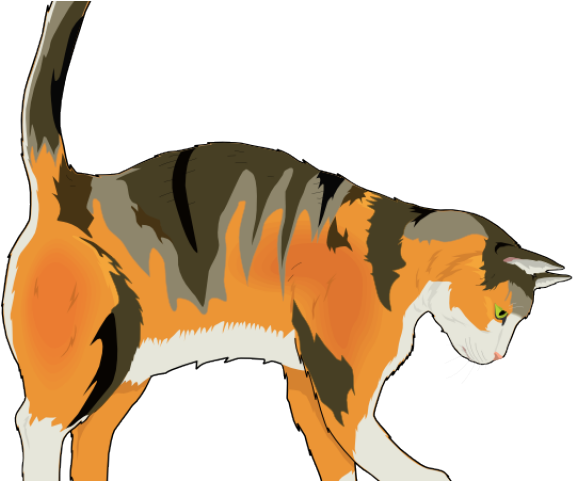 Predator Clipart Cat And Mouse - Cat And Mouse Throw Blanket (640x480)