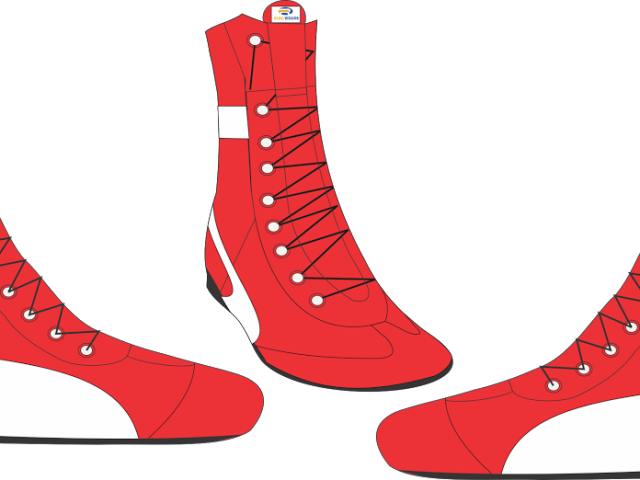 Boxer Clipart Boxing Shoe - Clip Art (640x480)