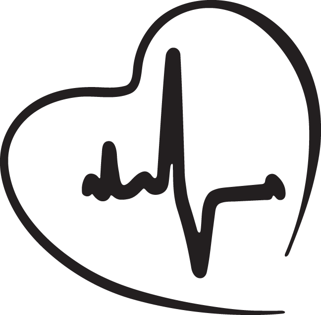 Heart / Ekg Illustration - Heart / Ekg Illustration (648x637)