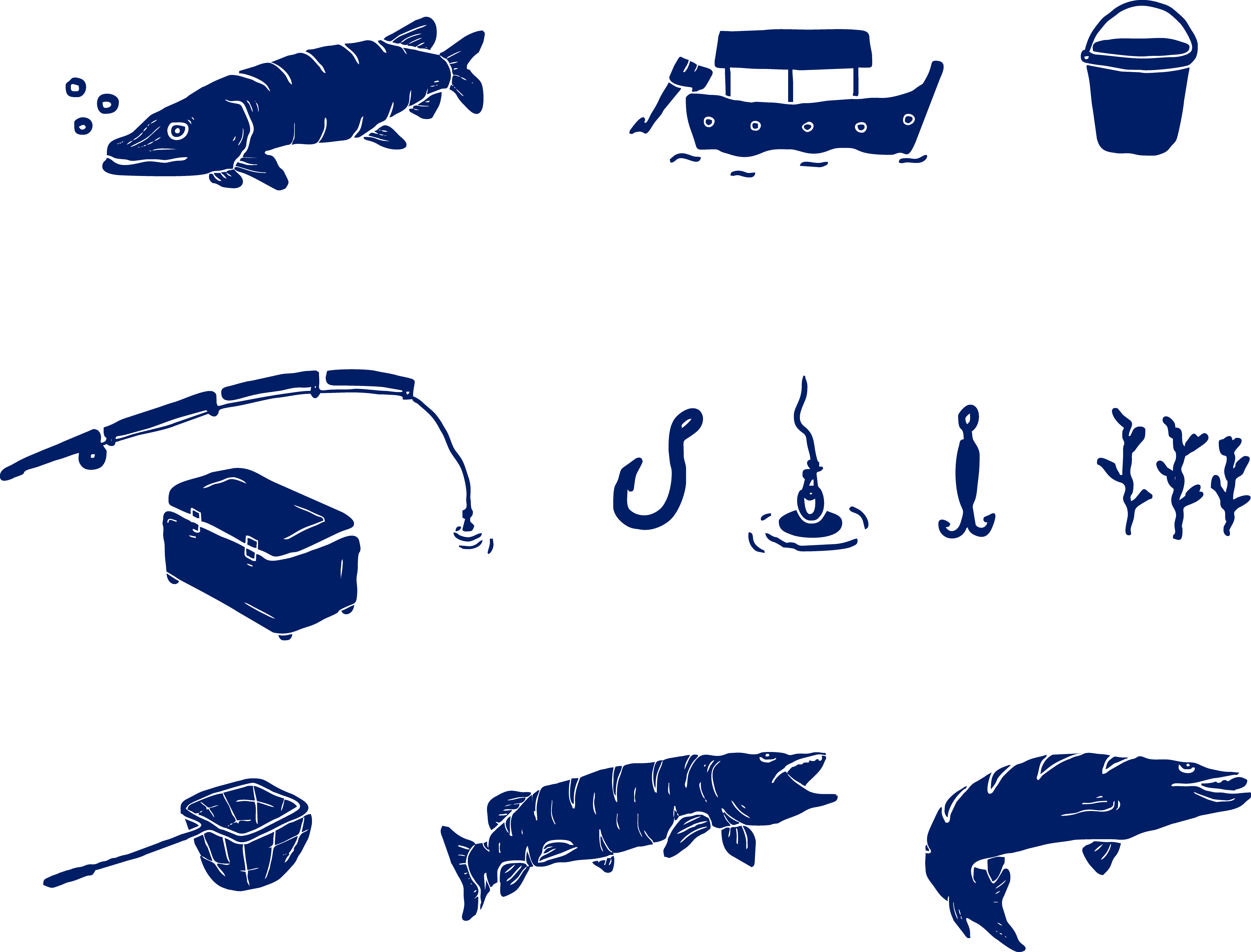 Angling Fishing Illustration - Angling Fishing Illustration (4792x3646)